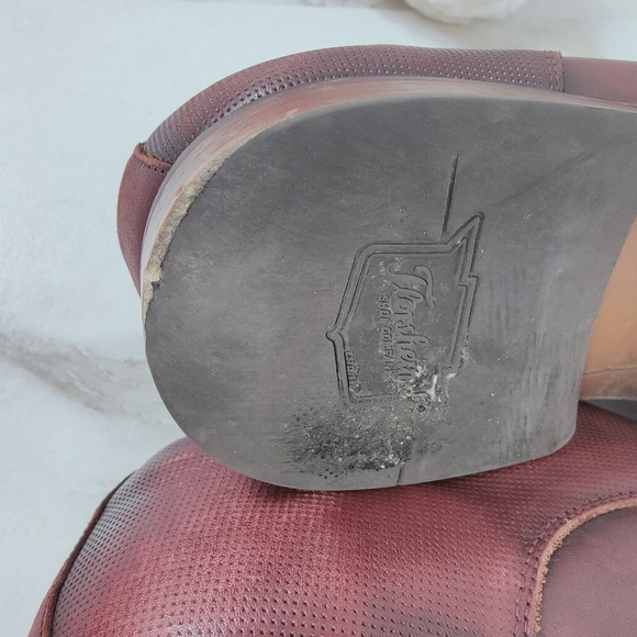 Florsheim Brown Leather Plain Toe Derby Oxford Dress Shoes, Sz 12 - Picture 8 of 13